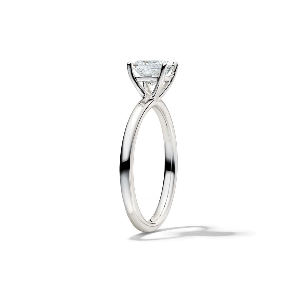 Lab Grown Diamond Princess-cut Solitaire Engagement Ring in 14k White Gold (1 ct.) – Image 3 of 3