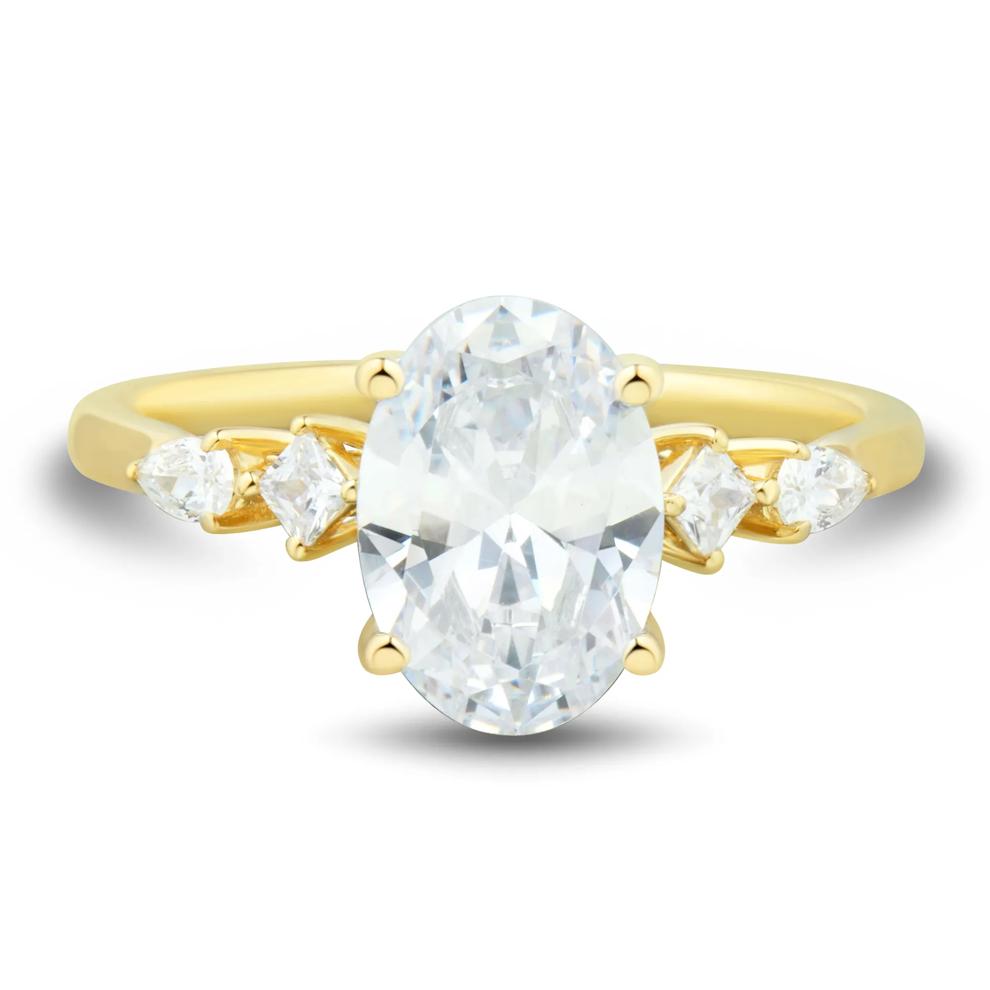 Lab Grown Diamond Engagement Ring in 14K Yellow Gold (2 1/4 ct. tw.) – Image 1 of 3