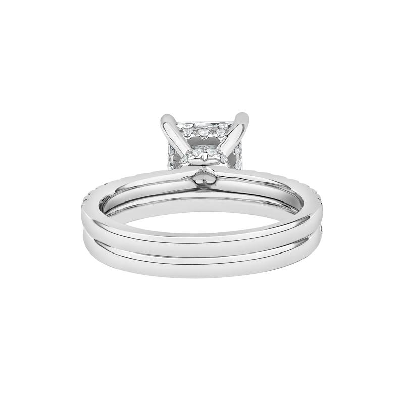 Charlotte Lab Grown Diamond Engagement Set in 14K White Gold &#40;2 3/4 ct. tw.&#41; – Image 5 of 5