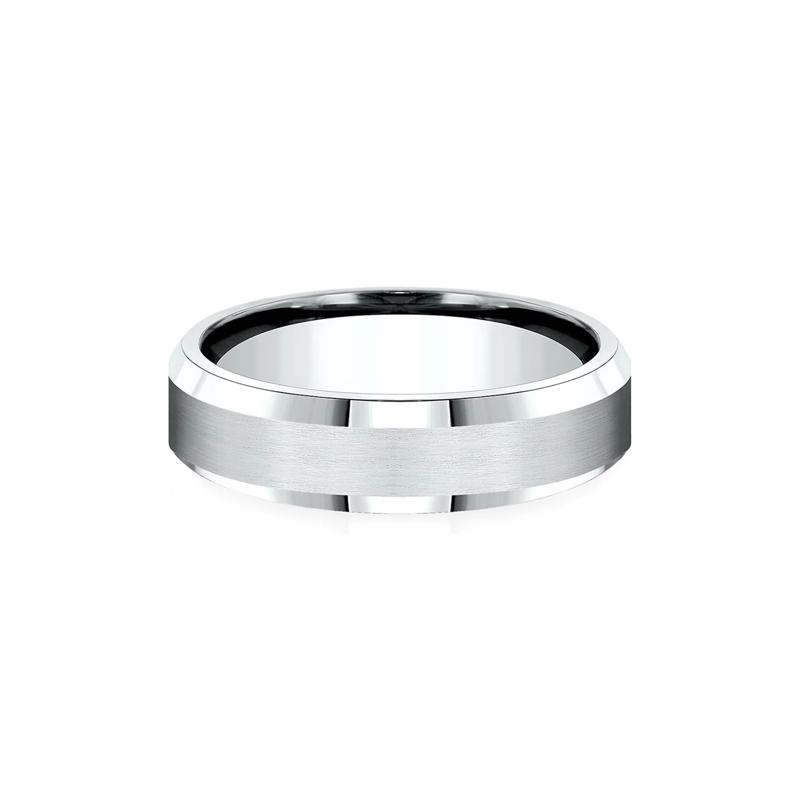 Wedding Band in 14K White Gold, 6.5MM – Image 1 of 3