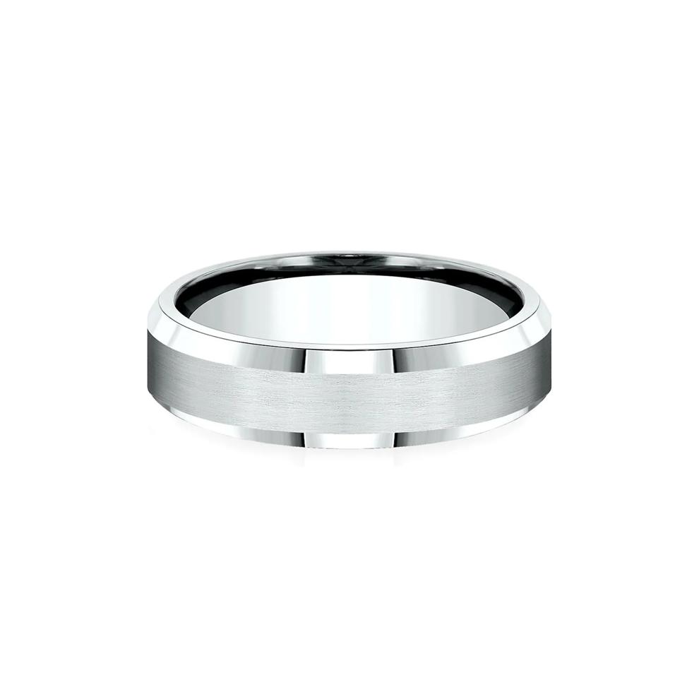 Wedding Band in 14K White Gold, 6.5MM – Image 1 of 3