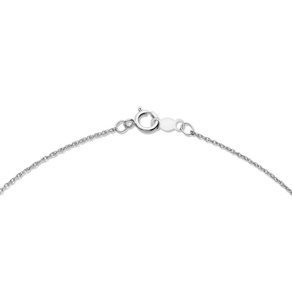 Lab Grown Diamond Pav&eacute; Heart Pendant in 14K White Gold (1/2 ct. tw.) – Image 3 of 4