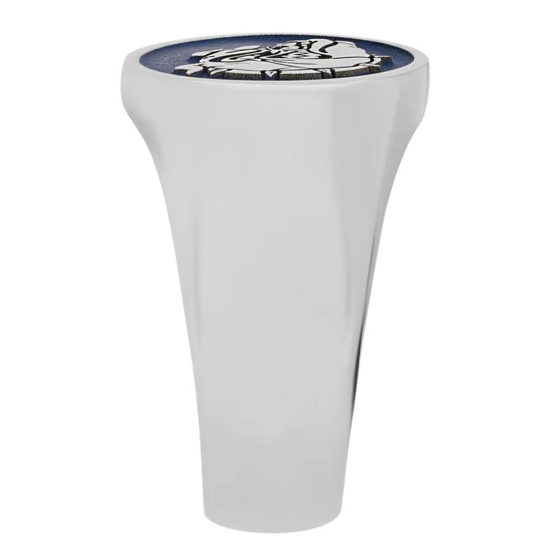 Oval Gonzaga Bulldog Signet Ring in Palladium Silver – Image 3 of 3