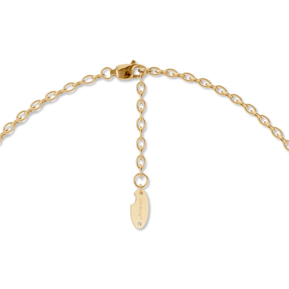 Men's Hex Nut Pendant Necklace in Vermeil – Image 2 of 4