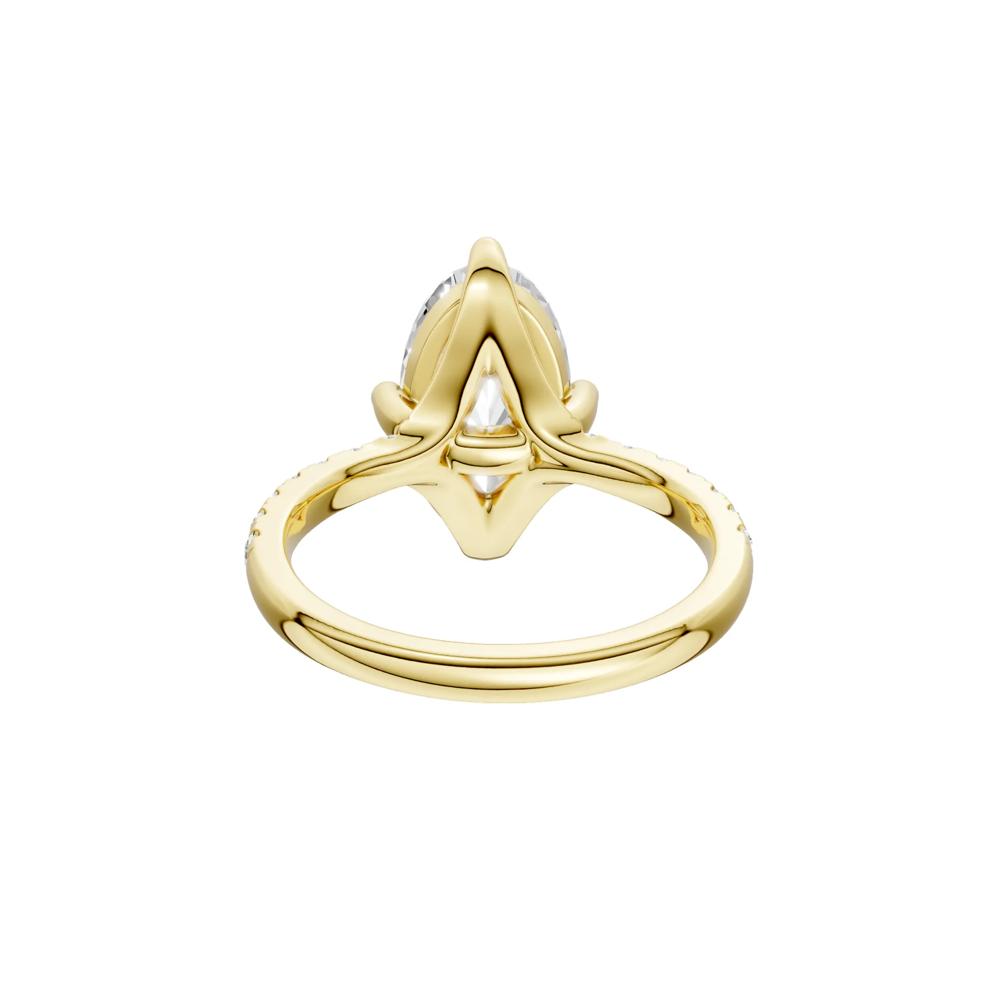 Carrie Lab Grown Diamond Engagement Ring in 18K Yellow Gold (3 1/4 ct. tw.) – Image 5 of 5