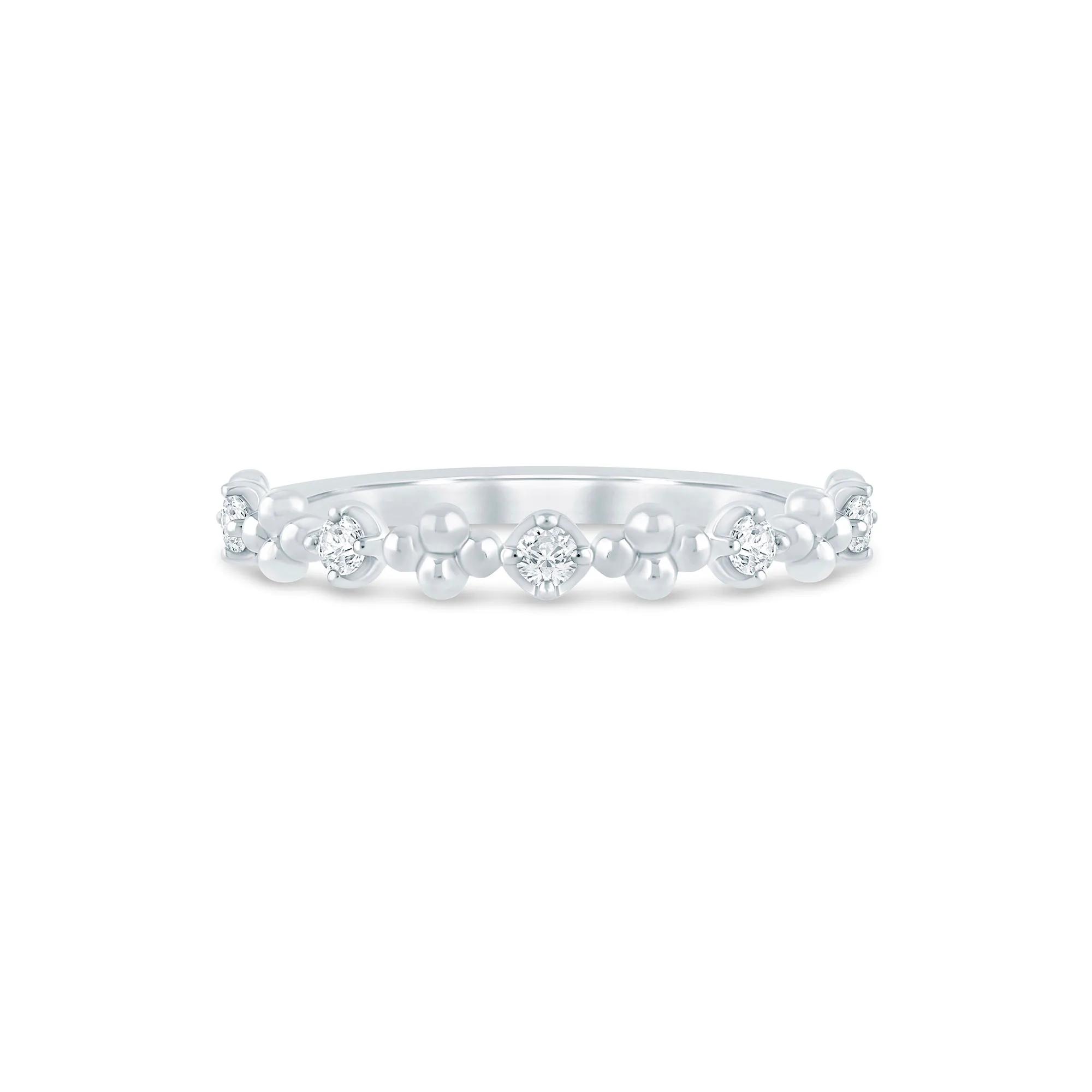Lab Grown Diamond Stack Band in 10K Gold (1/8 ct. tw.)