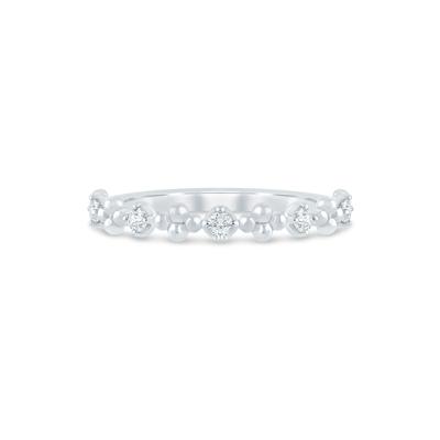 Lab Grown Diamond Stack Band in 10K Gold (1/8 ct. tw.)