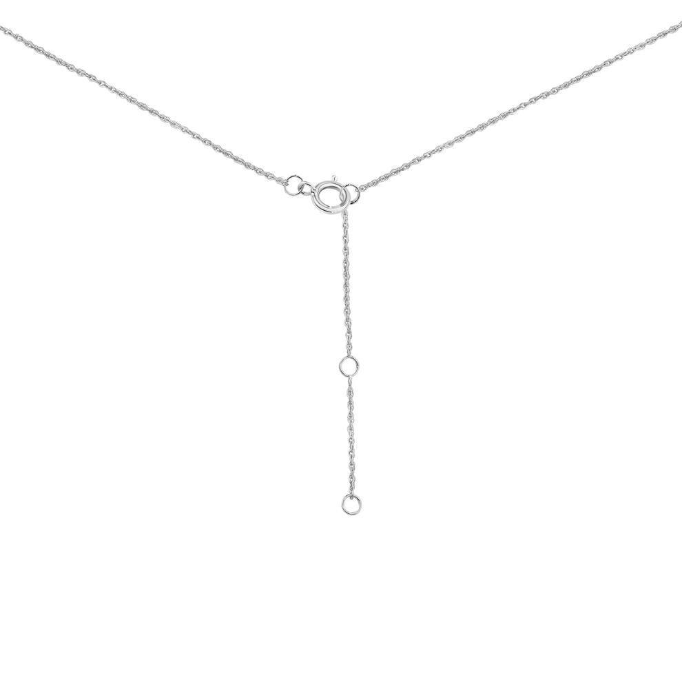 Lab Grown Graduated Diamond Necklace in 14K White Gold (1 ct. tw.) – Image 3 of 3
