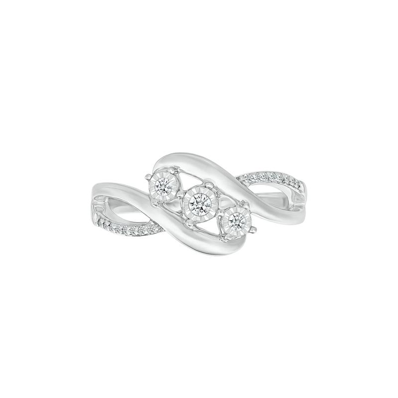 Diamond Promise Ring in 10K White Gold &#40;1/8 ct. tw.&#41; – Image 5 of 5