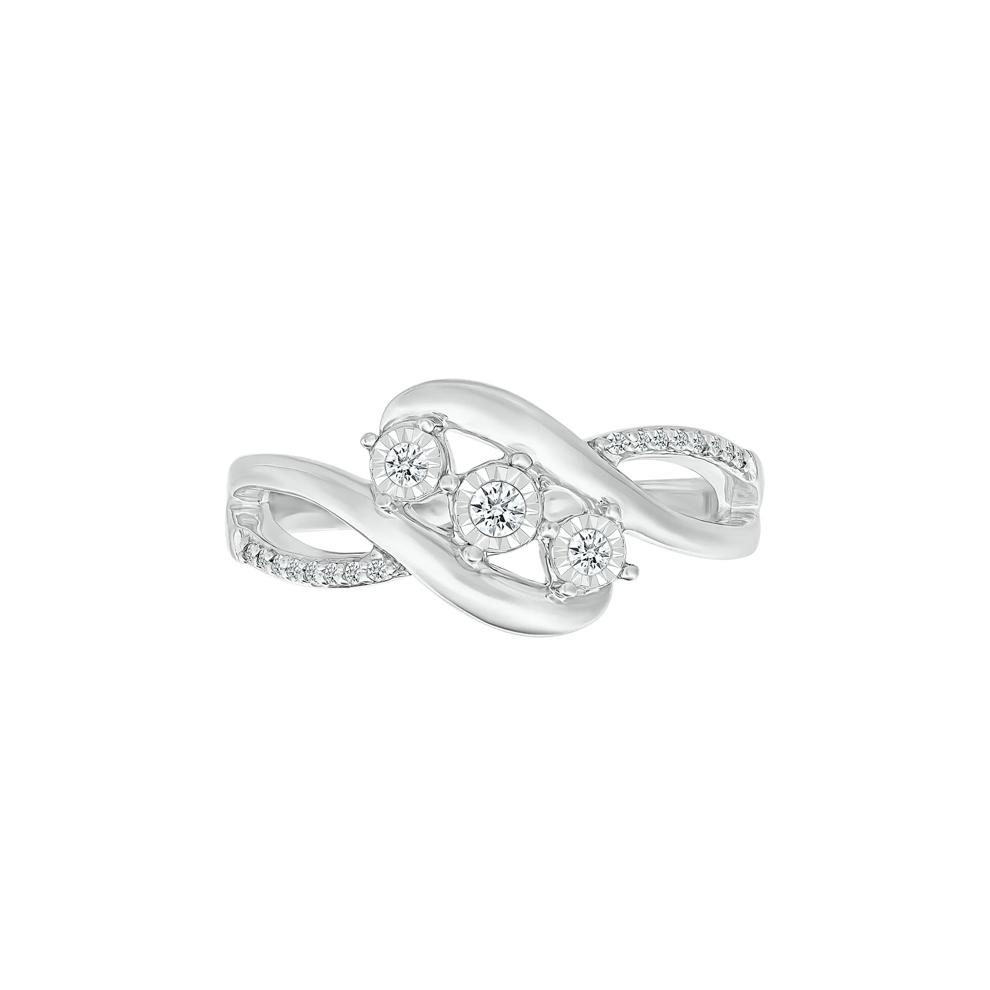 Diamond Promise Ring in 10K White Gold (1/8 ct. tw.) – Image 5 of 5