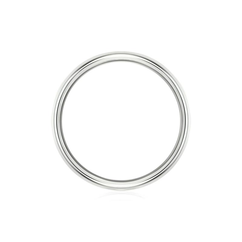 Wedding Band in 10K White Gold, 6MM – Image 2 of 3