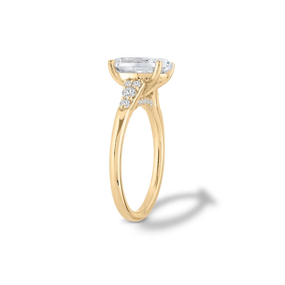 Lab Grown Diamond Engagement Ring in 14K Yellow Gold (2 3/4 ct. tw) – Image 3 of 4