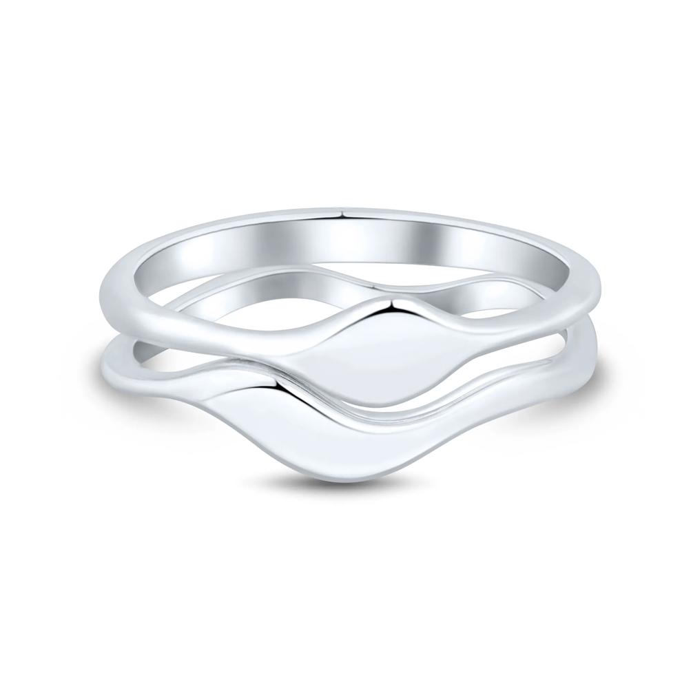 Wavy Band Set in Sterling Silver – Image 1 of 9