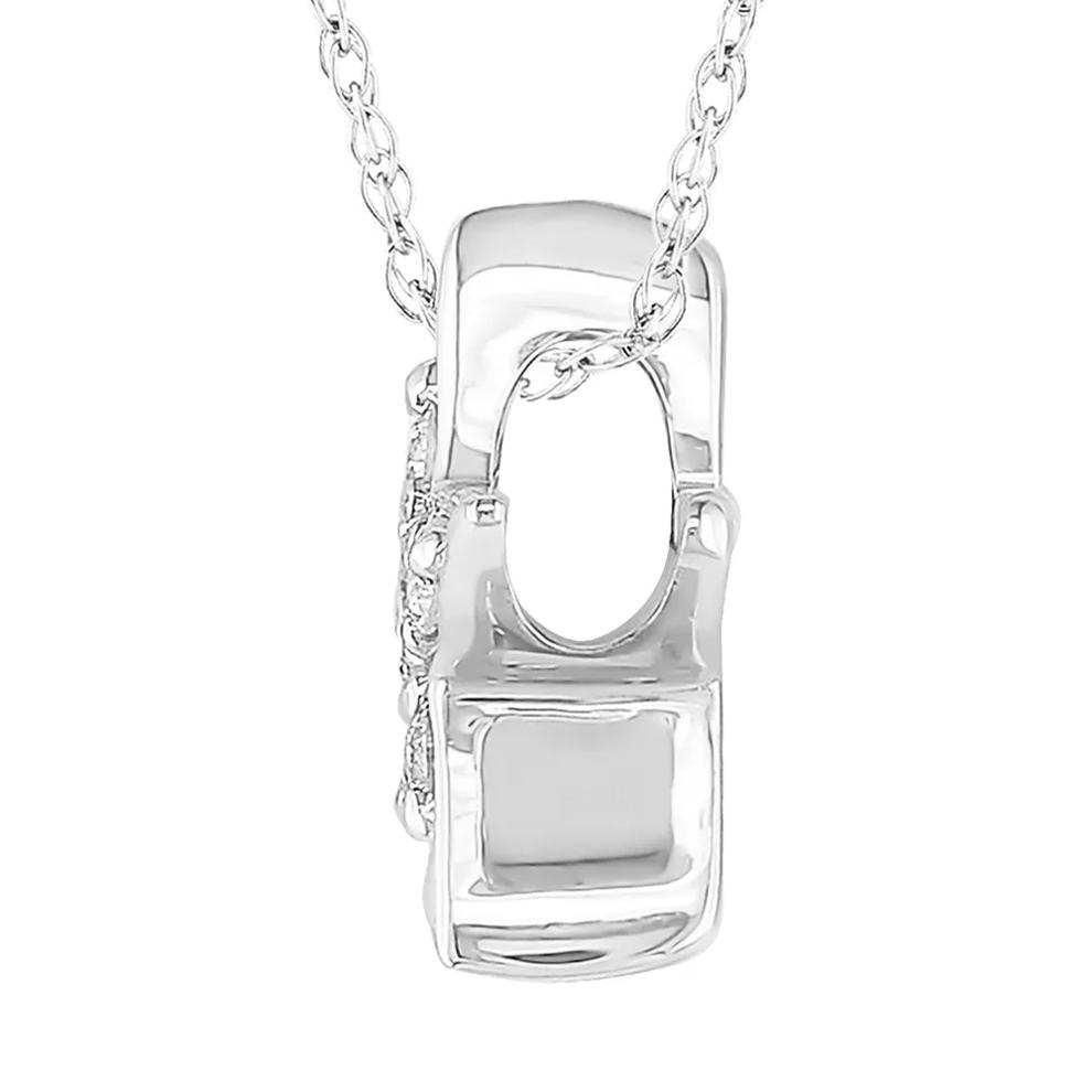 Diamond Star Pendant in 10K White Gold – Image 2 of 3