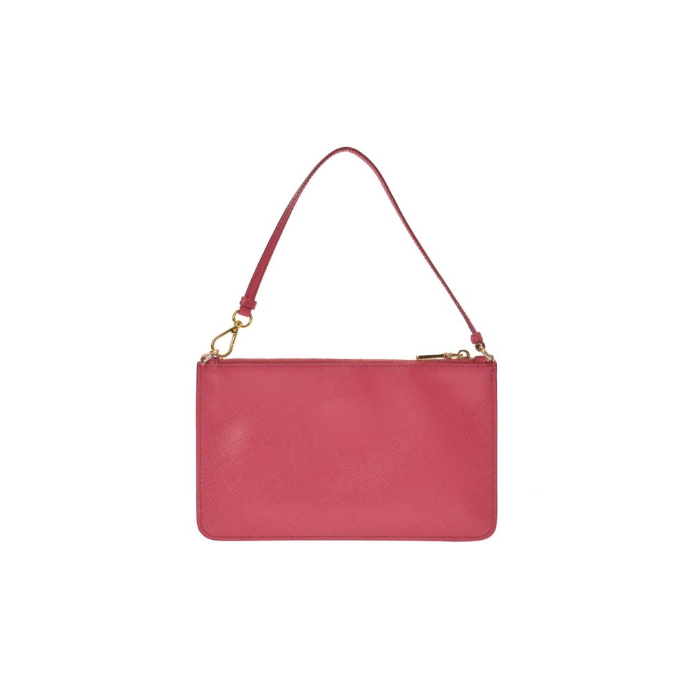 Pre-Owned Prada Saffiano Pouch Small Clutch – Image 2 of 8
