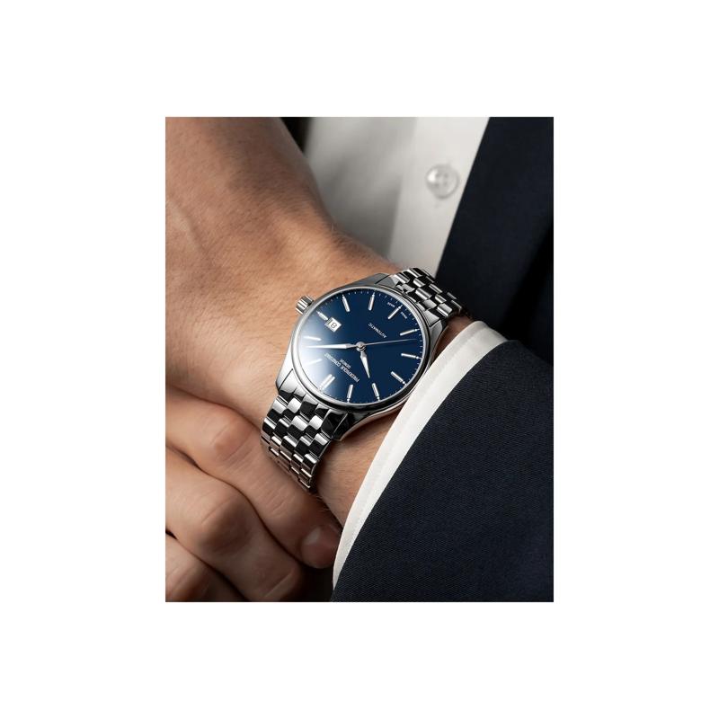 Men&#39;s Classics Index Automatic Watch With Blue Dial and Stainless Steel Bracelet – Image 4 of 4