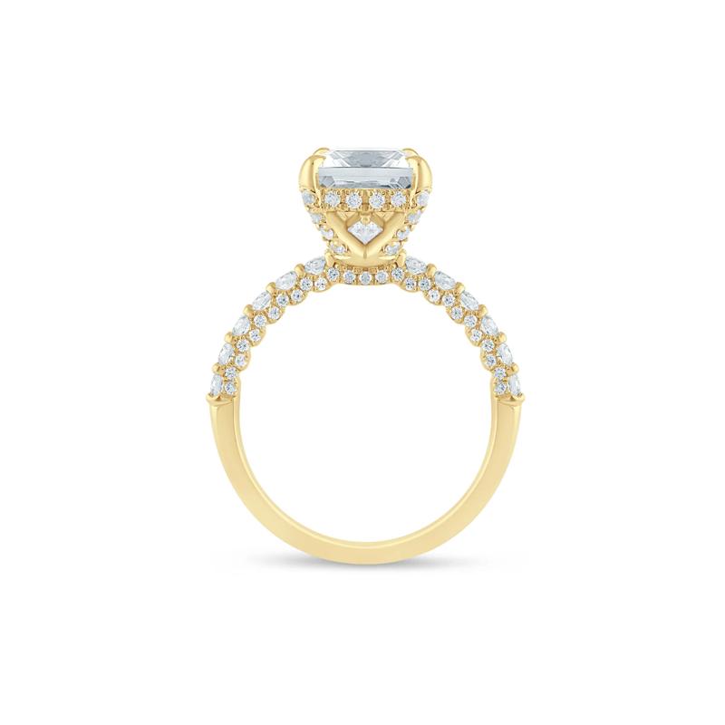 Sabrina Lab Grown Diamond Engagement Ring in 14K Yellow Gold &#40;3 3/4 ct. tw.&#41; – Image 2 of 3