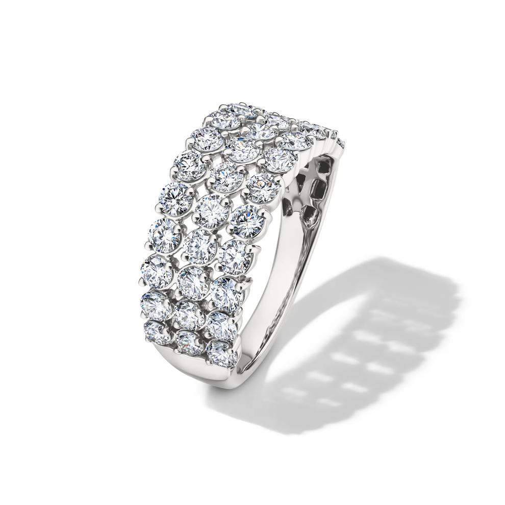 Lab Grown Diamond Multi-Row Band in 10K White Gold (2 ct. tw.) – Image 4 of 4