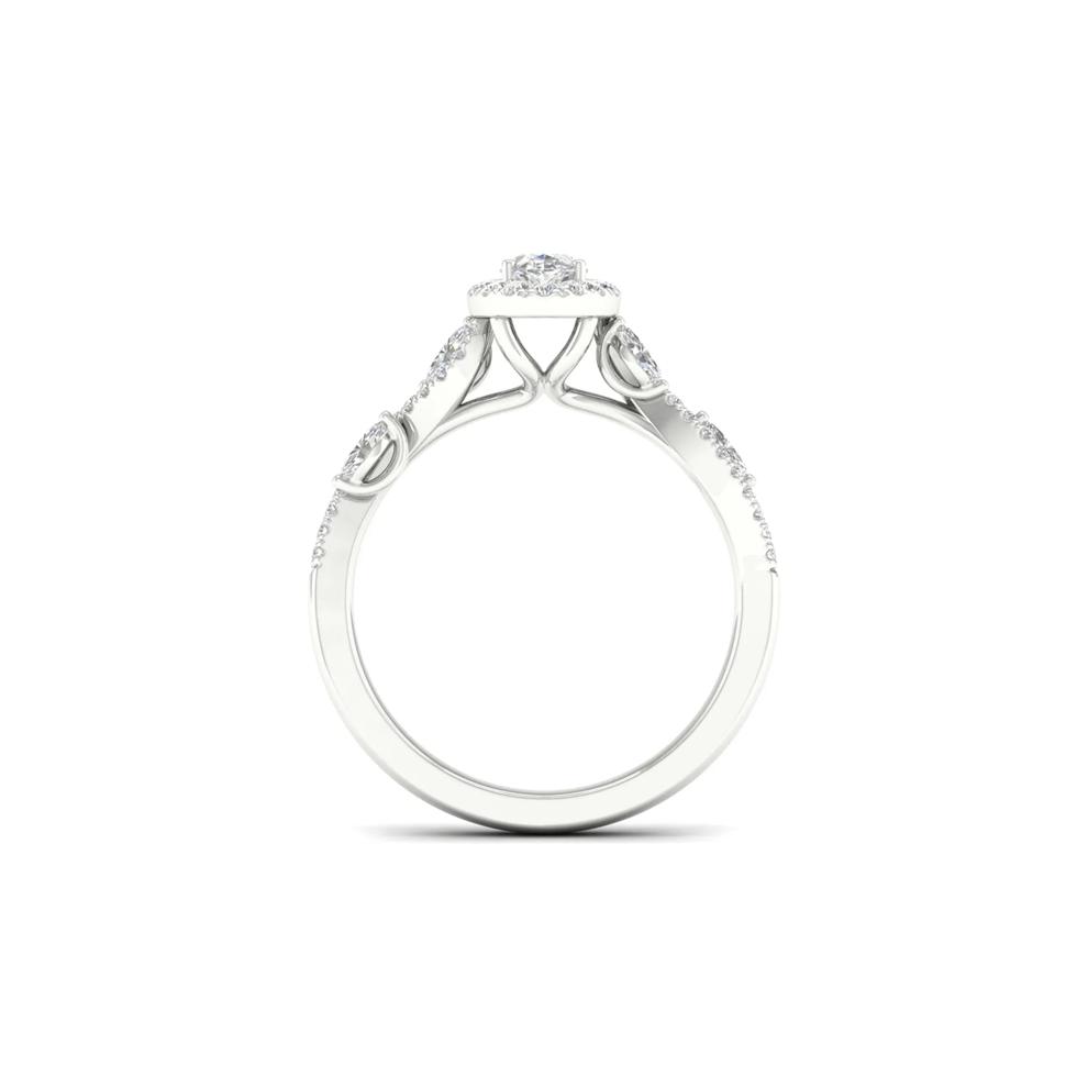3/4 ct. tw. Diamond Engagement Ring in 14K White Gold – Image 3 of 6