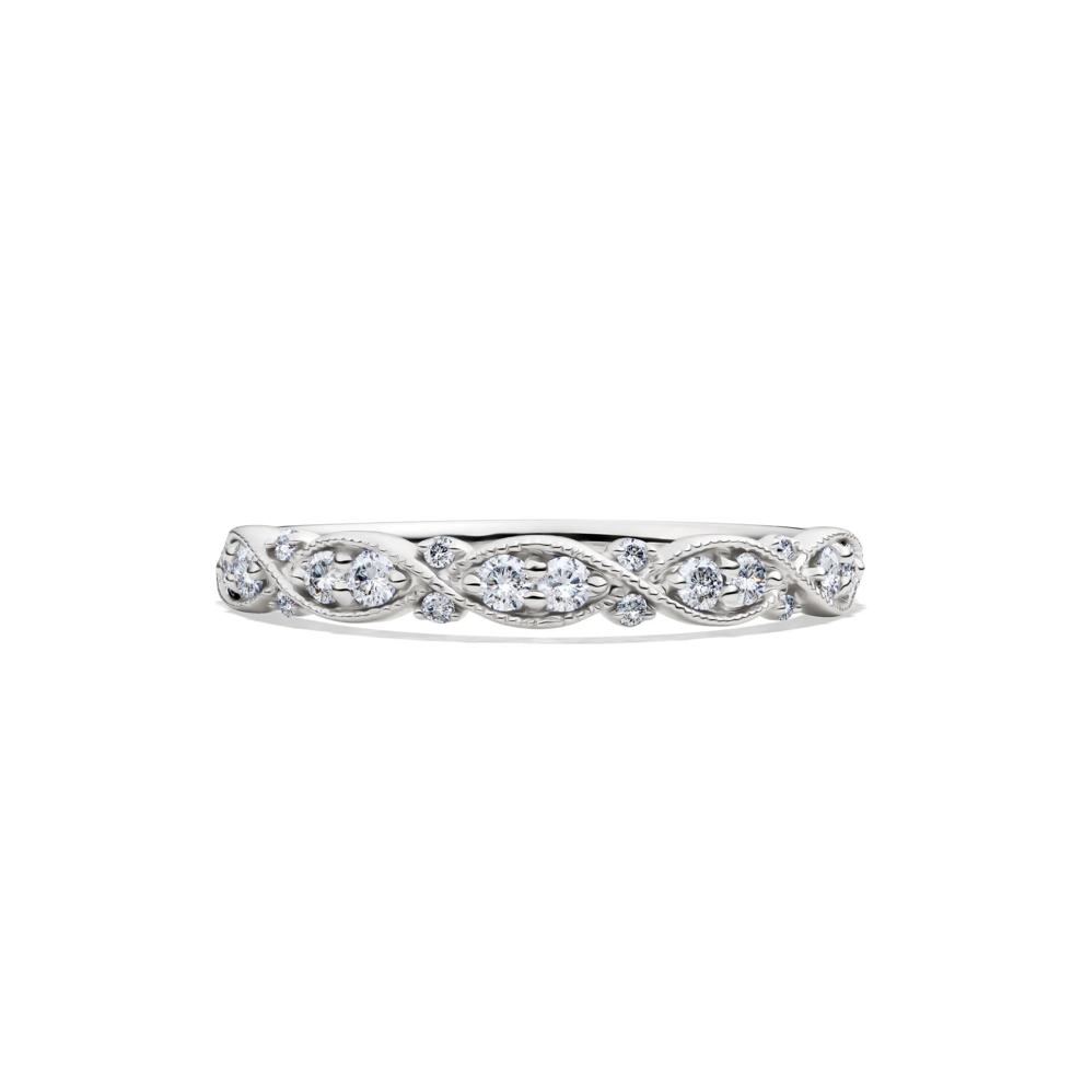 1/4 ct. tw. Diamond Band in 10K White Gold – Image 1 of 4