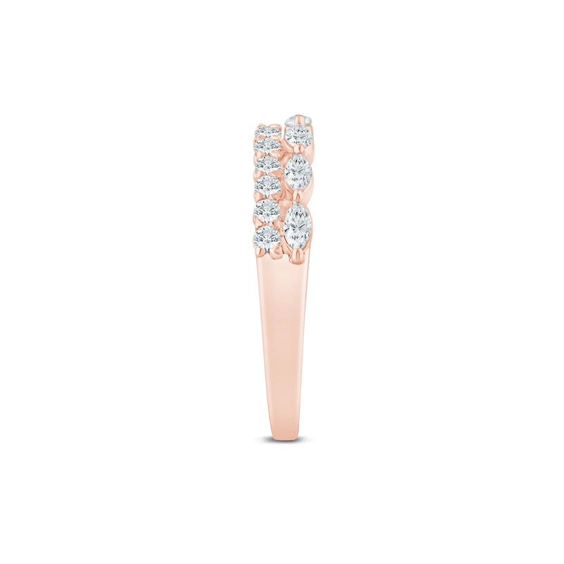 Lab Grown Diamond Open Multi-Row Band in 14K Rose Gold &#40;1/2 ct. tw.&#41; – Image 3 of 3