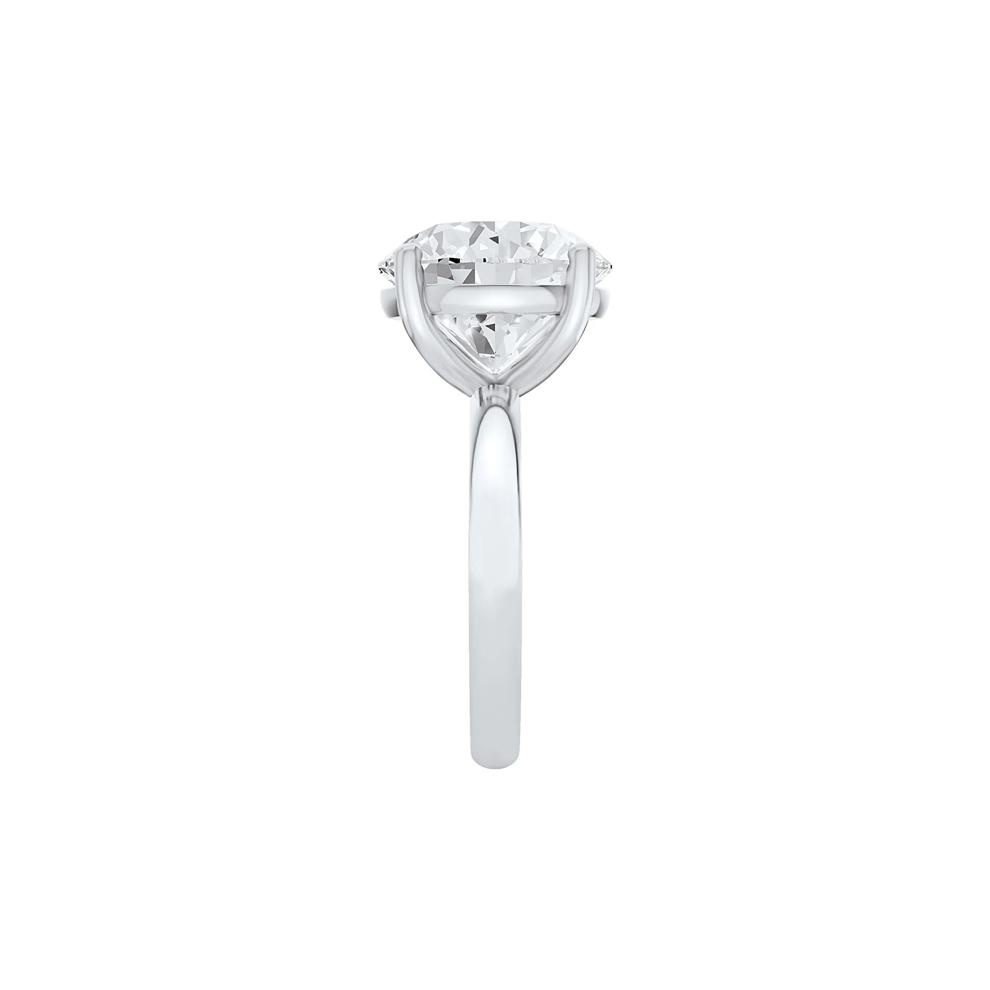 Lab Grown Diamond Round Solitaire Ring in Platinum (7 ct.) – Image 3 of 4