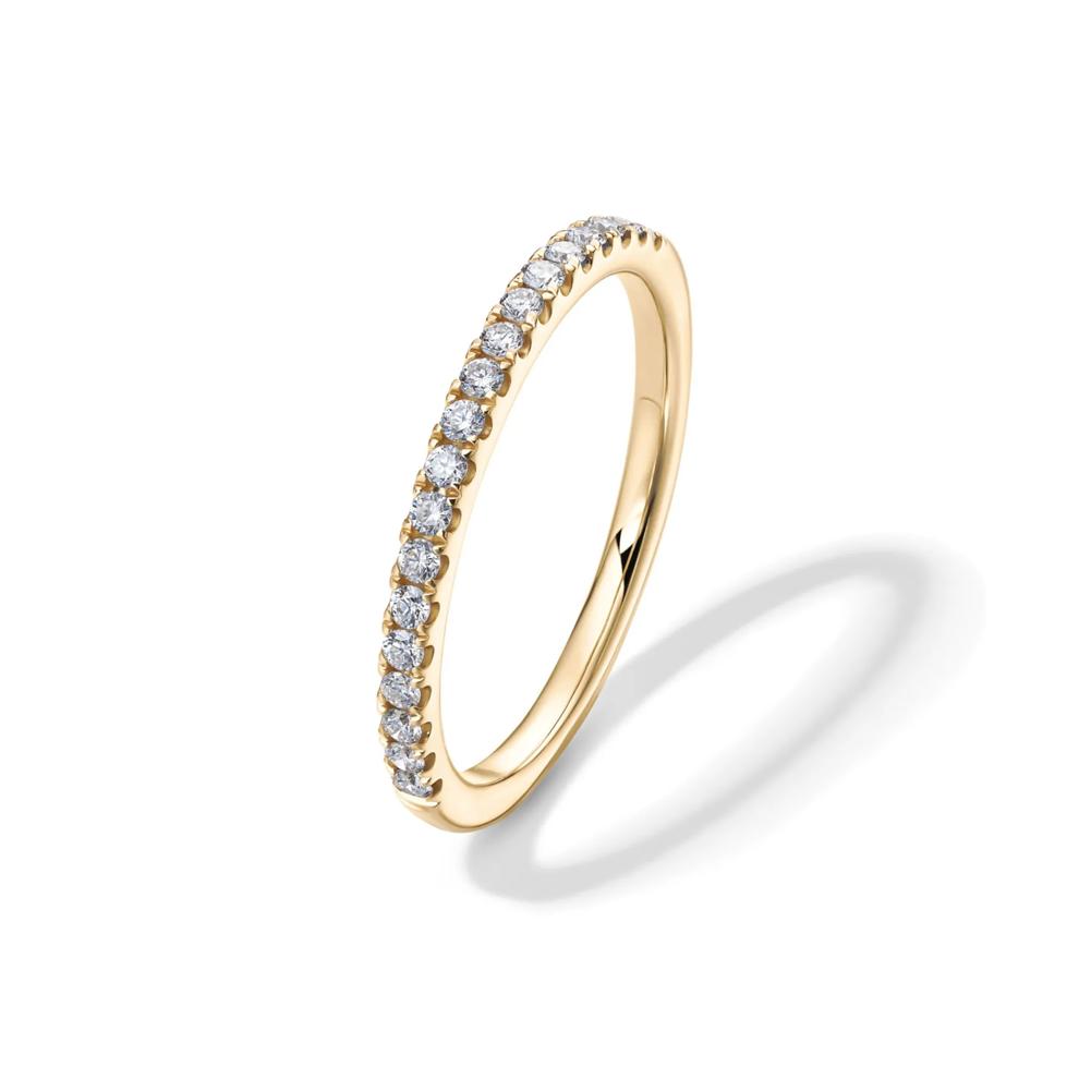 Lab Grown Diamond Wedding Set in 14K Yellow Gold (3 &frac12; ct. tw.) – Image 6 of 6