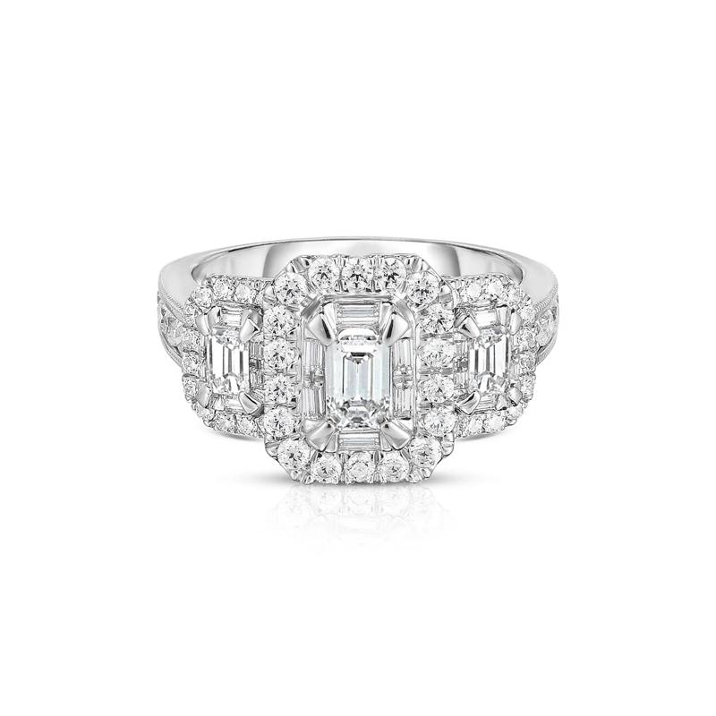 2 ct. tw. Diamond Engagement Ring in 14K White Gold – Image 1 of 3