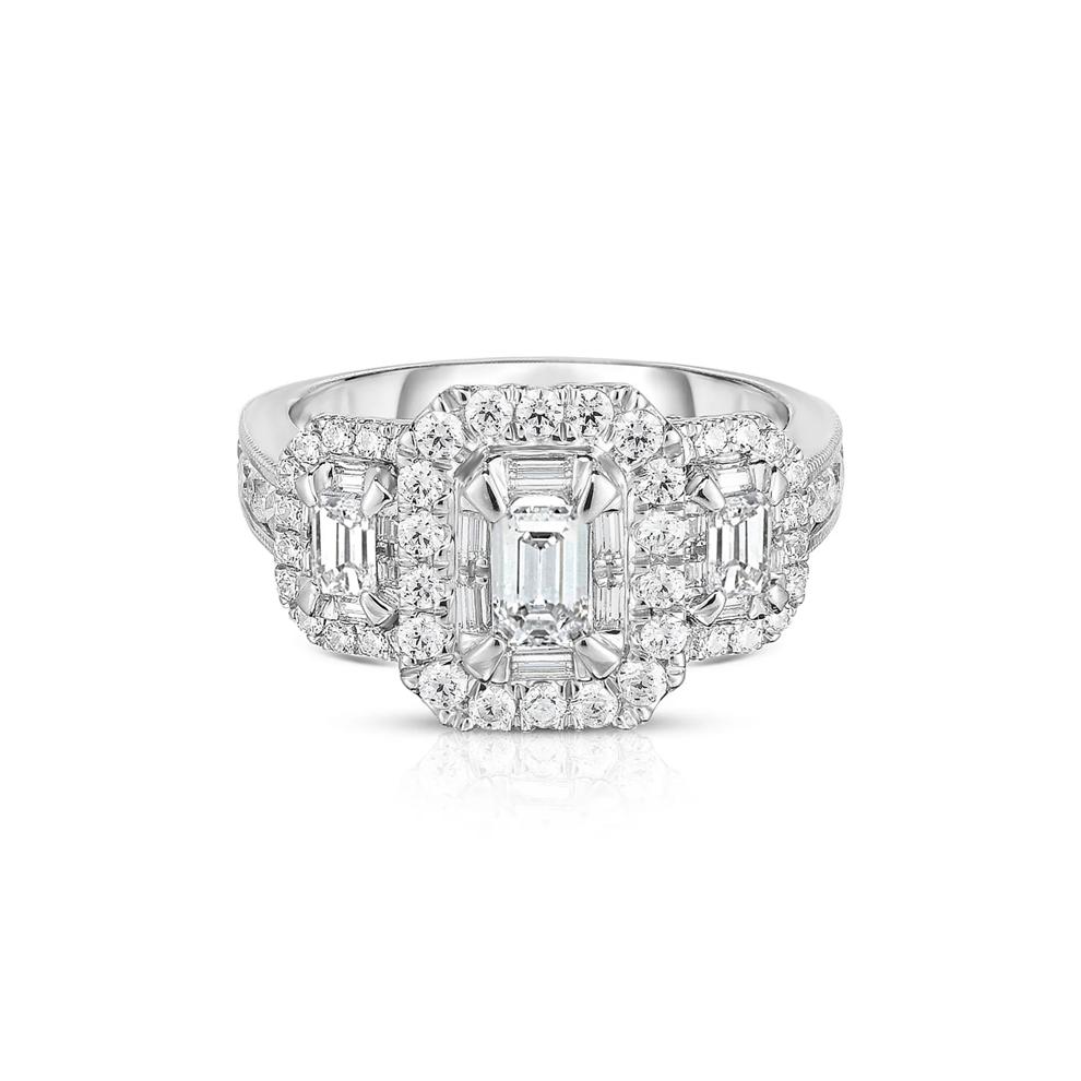 2 ct. tw. Diamond Engagement Ring in 14K White Gold – Image 1 of 3