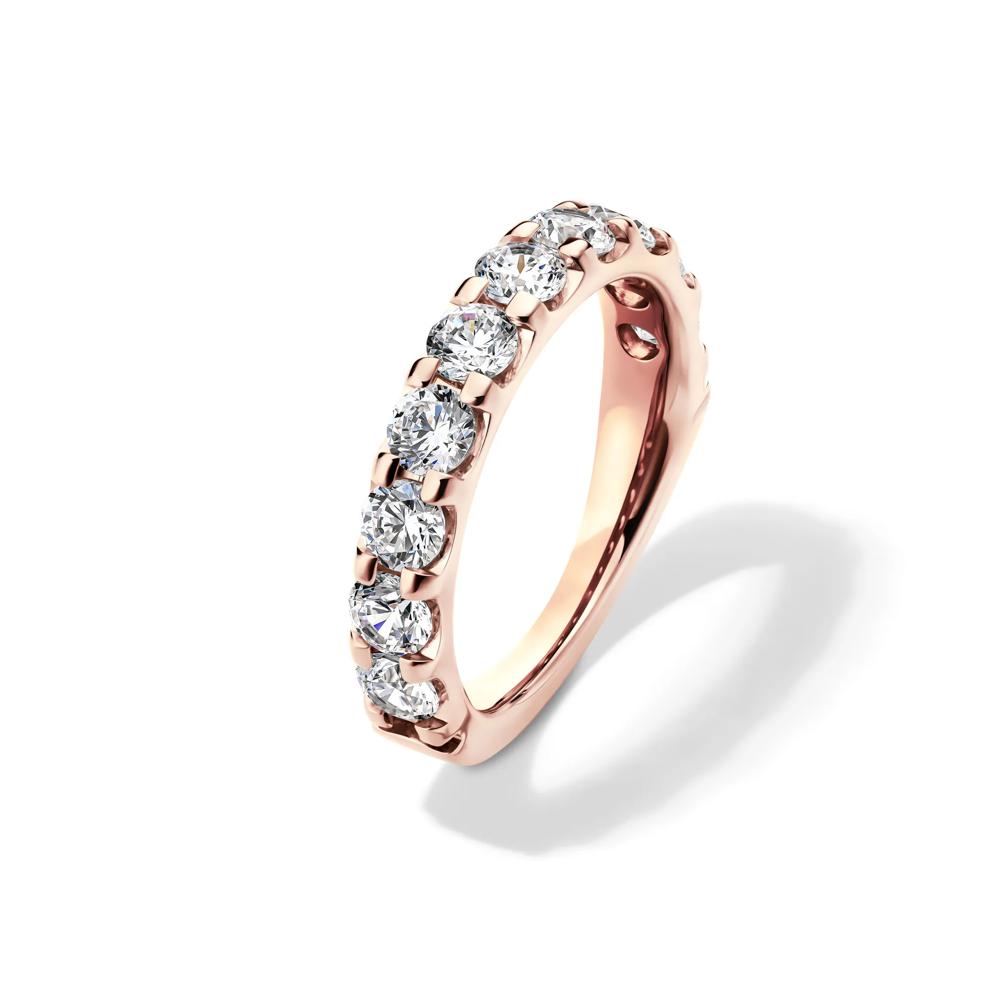Lab Grown Diamond Wedding Band in 14K Rose Gold (2 ct. tw.) – Image 4 of 4