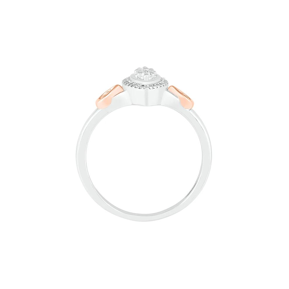 Marquise Diamond Cluster Promise Ring in Sterling Silver (1/7 ct. tw.) – Image 2 of 5