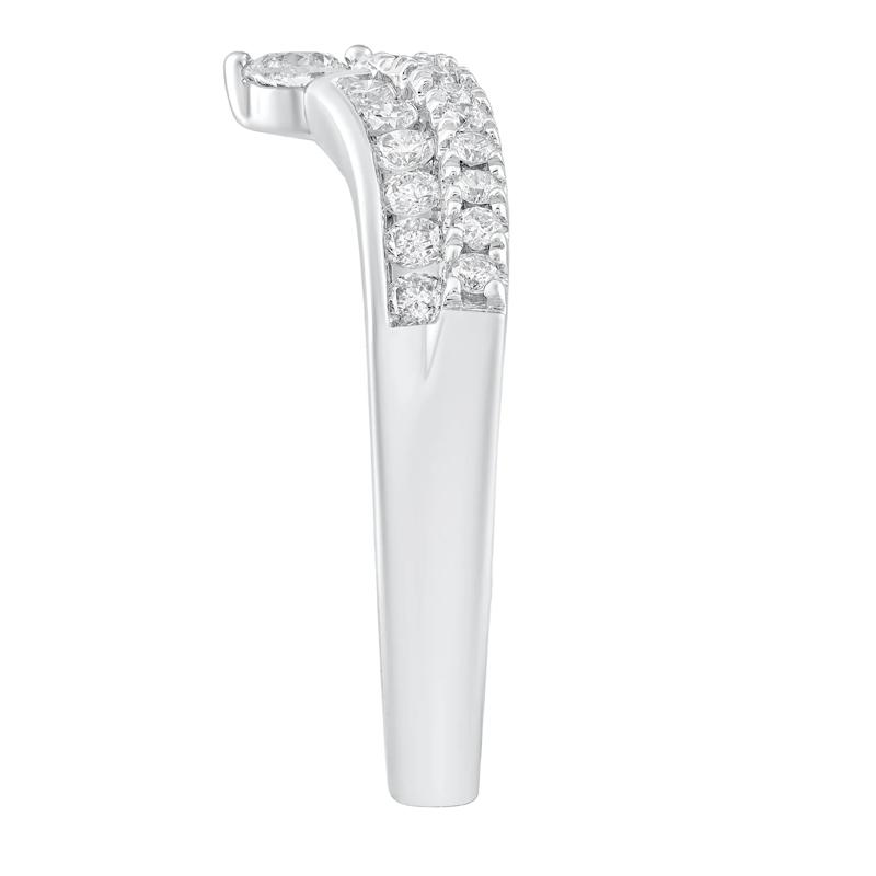 Diamond Contour Band in 14K White Gold (1/2 ct. tw.) – Image 3 of 3