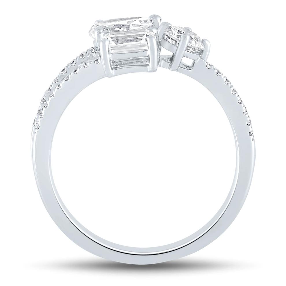 Lab Grown Diamond Multi-Shape Ring in 10K White Gold (1 ct. tw.) – Image 2 of 3