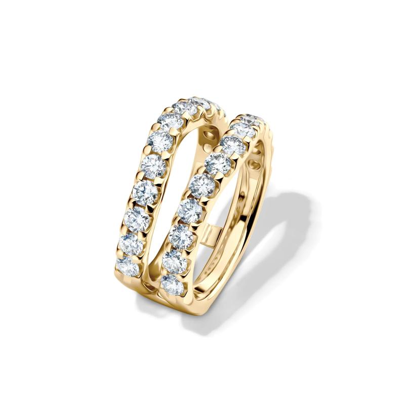 Diamond Chevron Insert in 14K Gold – Image 4 of 4
