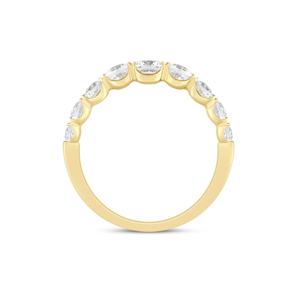 Lab Grown Diamond Shared-Prong Band in 14K Yellow Gold (1 ct. tw.) – Image 2 of 3