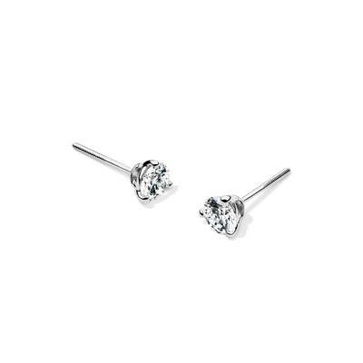 Lab Grown Diamond Martini Stud Earrings in 14K Gold