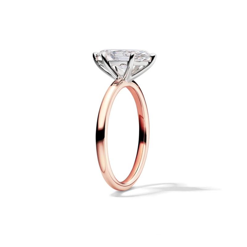 Lab Grown Diamond Solitaire Marquise Engagement Ring in 14K Rose Gold (1 1/2 ct.) – Image 3 of 4