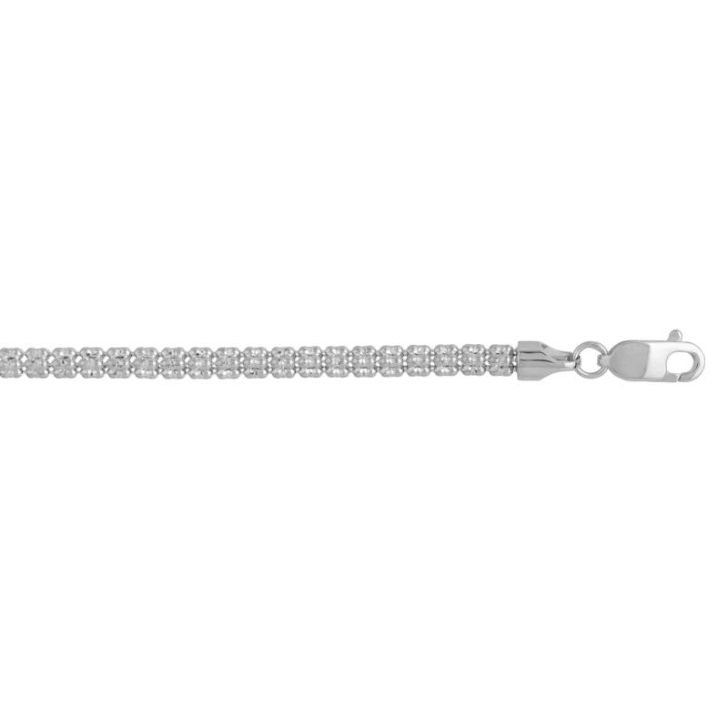 Solid Curb Chain in 14K White Gold, 3.1MM, 20&quot; – Image 3 of 3