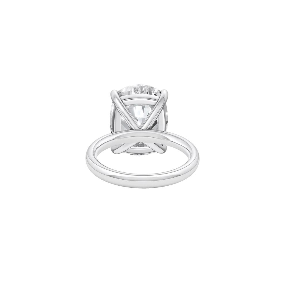 Lab Grown Diamond Elongated Cushion-Cut Engagement Ring in 14K White Gold (8 ct. tw.) – Image 4 of 4