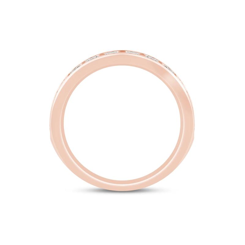 Diamond Channel Band in 14K Rose Gold &#40;1 ct. tw.&#41; – Image 2 of 3