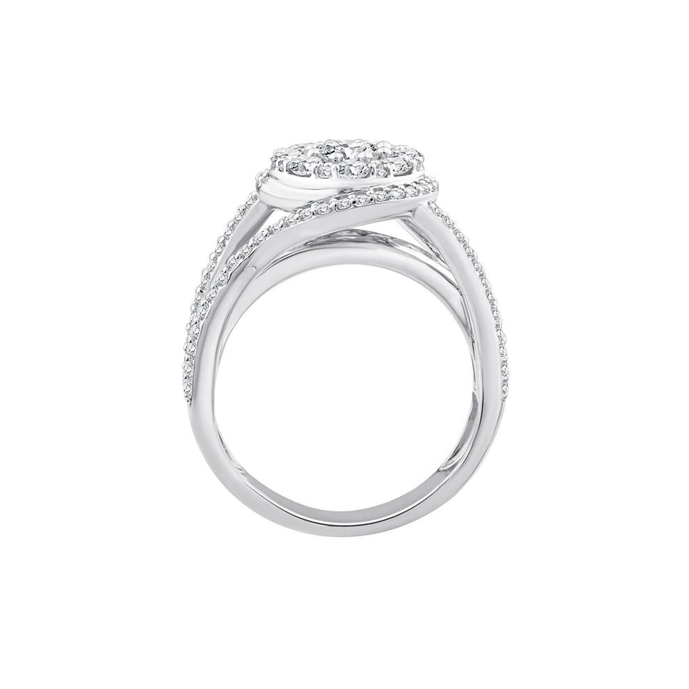 Diamond Composite Engagement Ring in 10K White Gold (1 3/4 ct. tw.) – Image 2 of 3