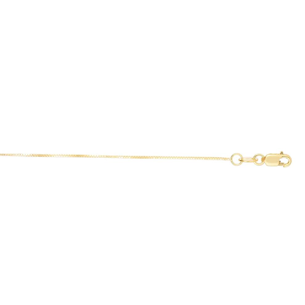 "K" Initial Necklace in 14K Yellow Gold – Image 3 of 3