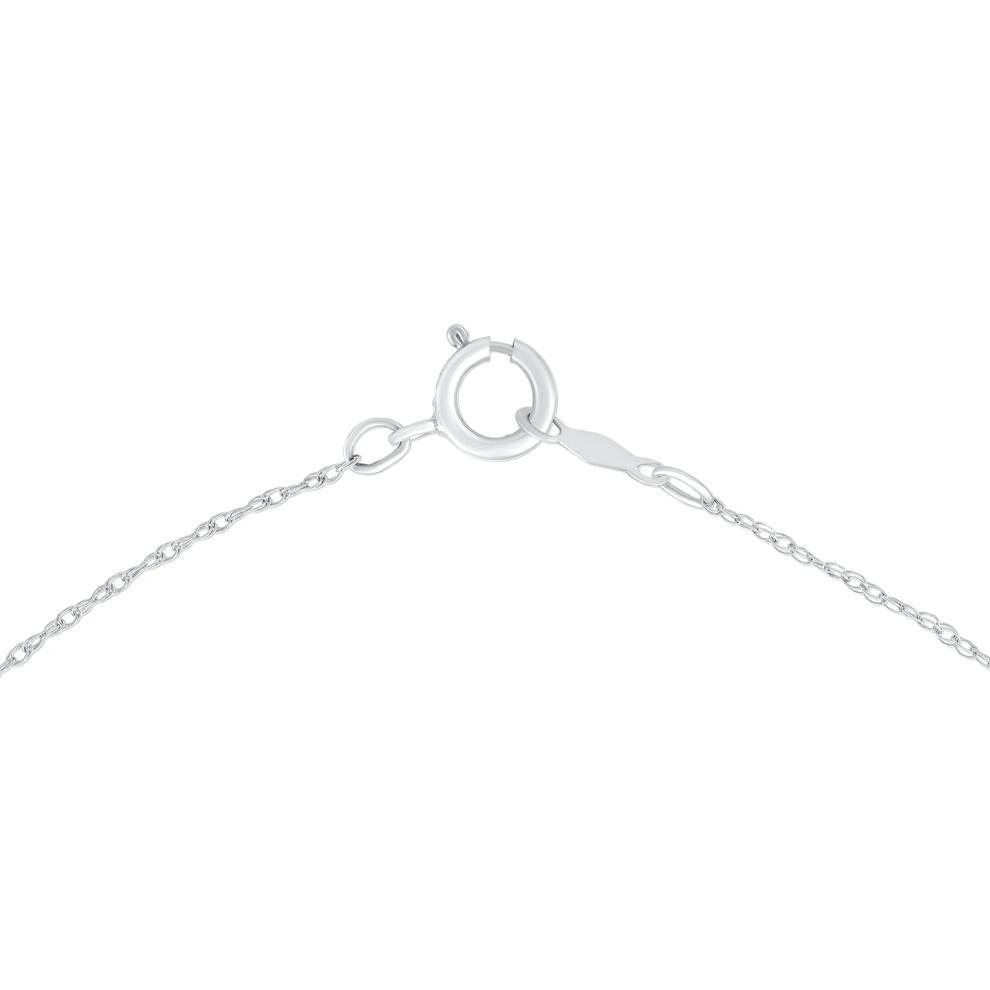 Diamond Pendant Necklace in 10K White Gold (1/5 ct. tw.) – Image 2 of 4