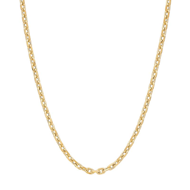 Hollow Link Chain in 14K Yellow Gold – Image 1 of 3