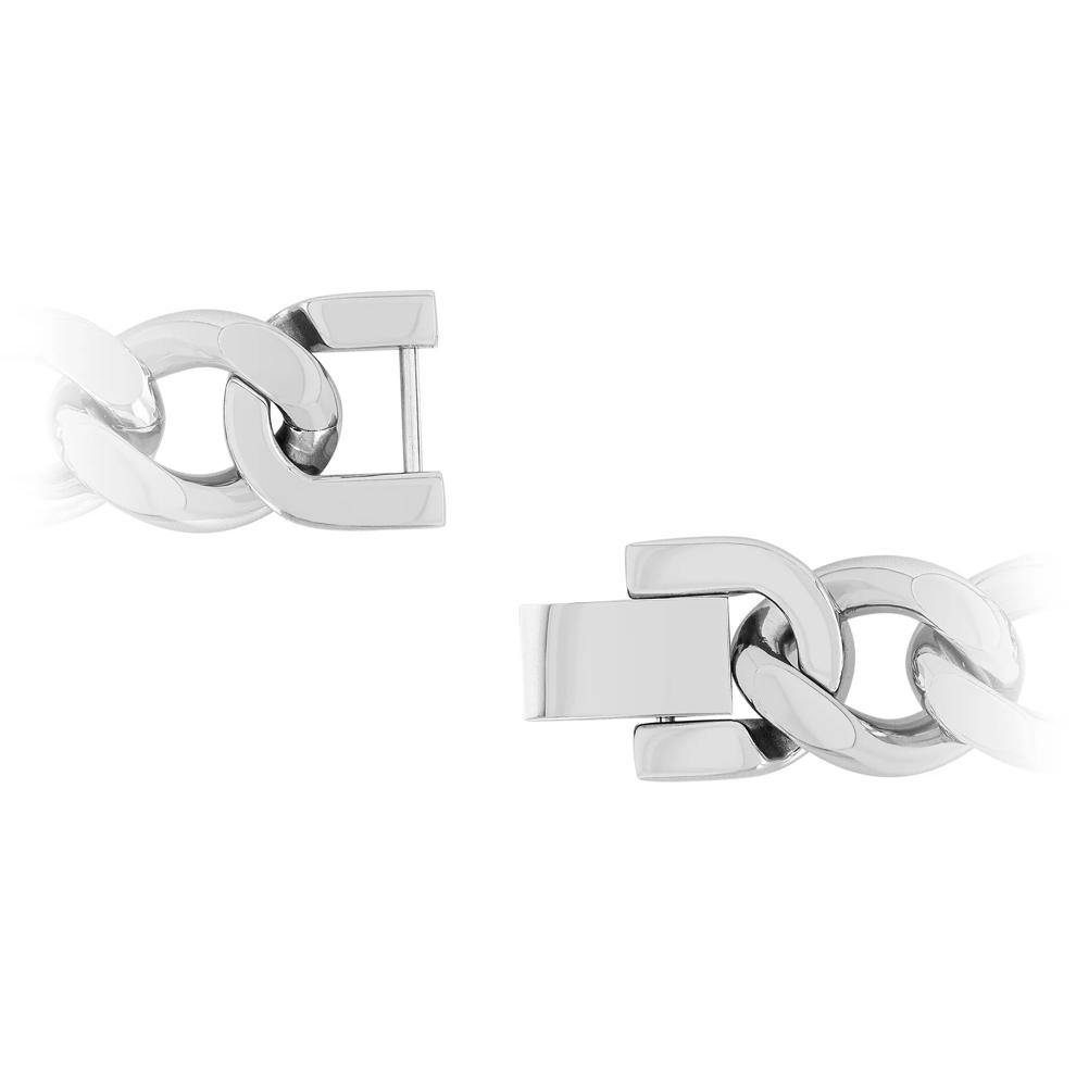 Lord&rsquo;s Prayer Curb Link ID Bracelet in Yellow Ion-Plated Stainless Steel, 12MM, 8.5&rdquo; – Image 3 of 3