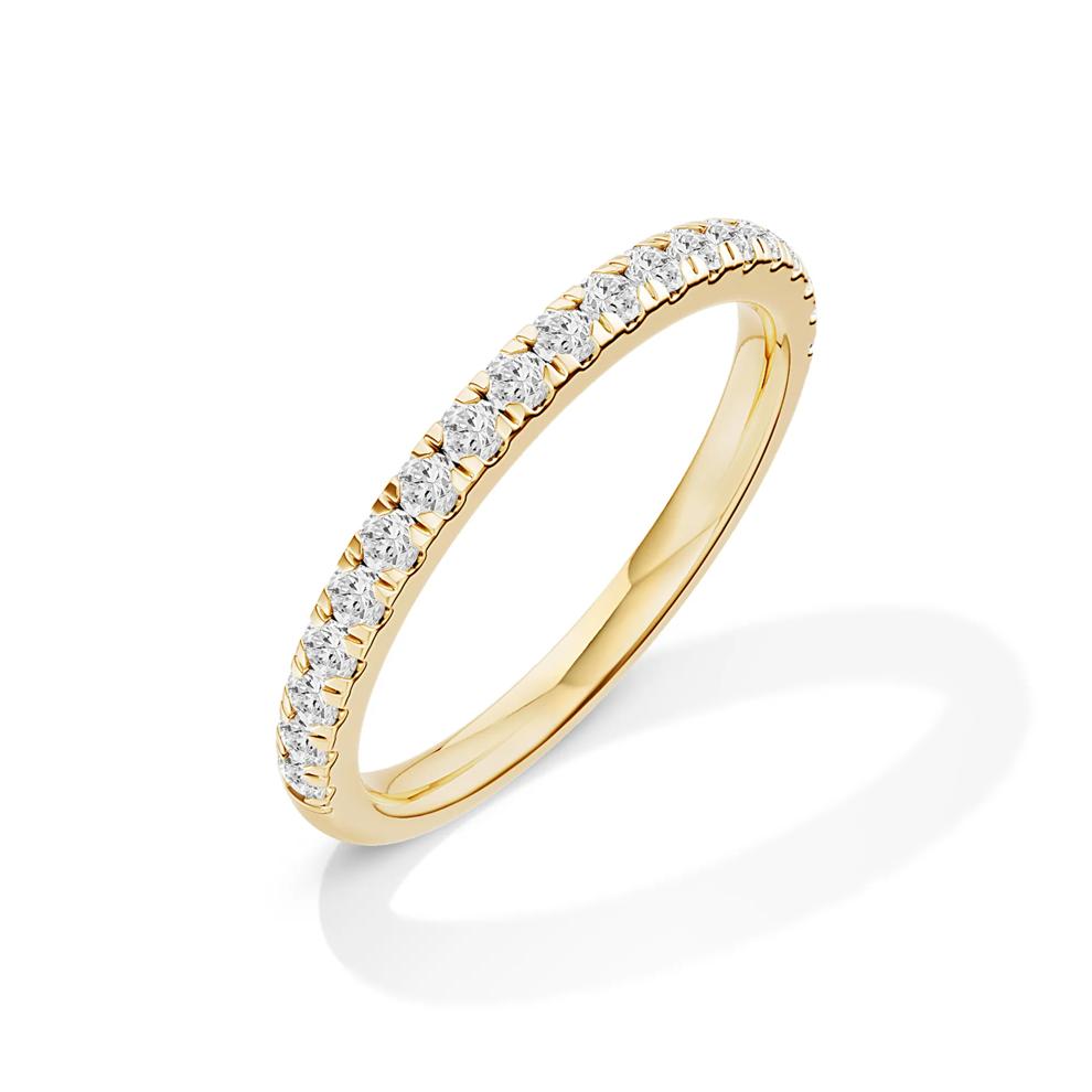 Lab Grown Diamond Emerald-Cut Center Engagement Set in 14K Yellow Gold (4 ct. tw.) – Image 6 of 6