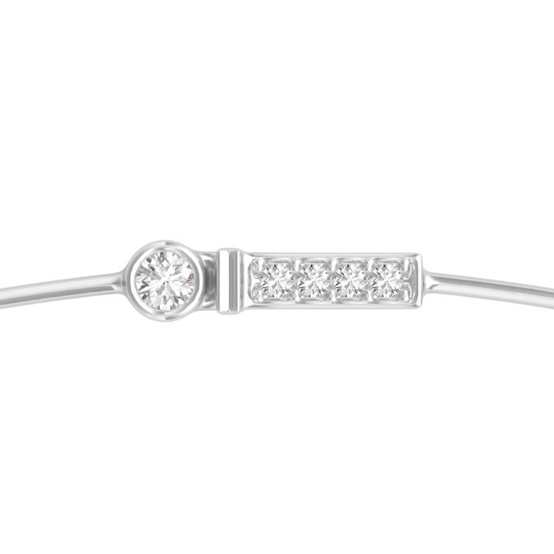 Diamond Lariat Necklace in 18K White Gold, 16&rdquo; (6 3/4 ct. tw.) – Image 3 of 3