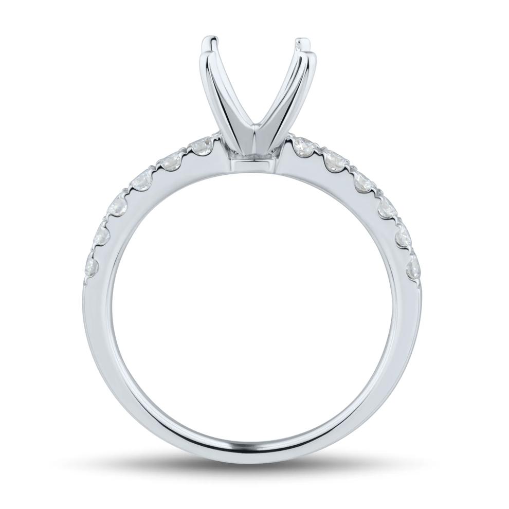 Lab Grown Diamond Semi-Mount Engagement Ring in 14K White Gold (1/3 ct. tw.)  (Setting Only) – Image 3 of 6