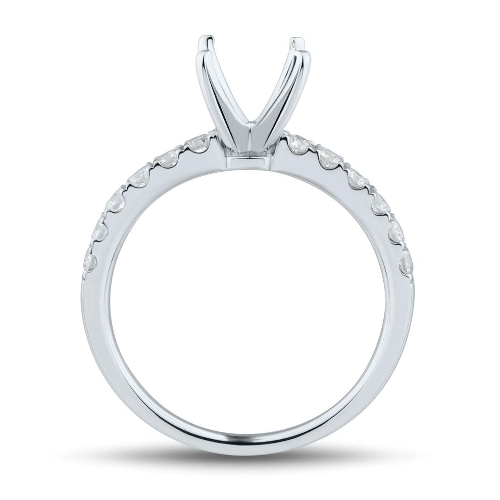 Lab Grown Diamond Semi-Mount Engagement Ring in 14K White Gold (1/3 ct. tw.)  (Setting Only) – Image 3 of 6