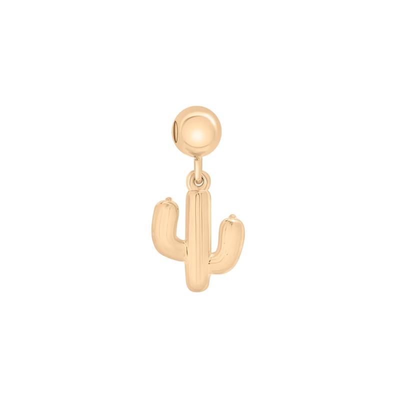 Cactus Bead Charm in Vermeil – Image 3 of 3